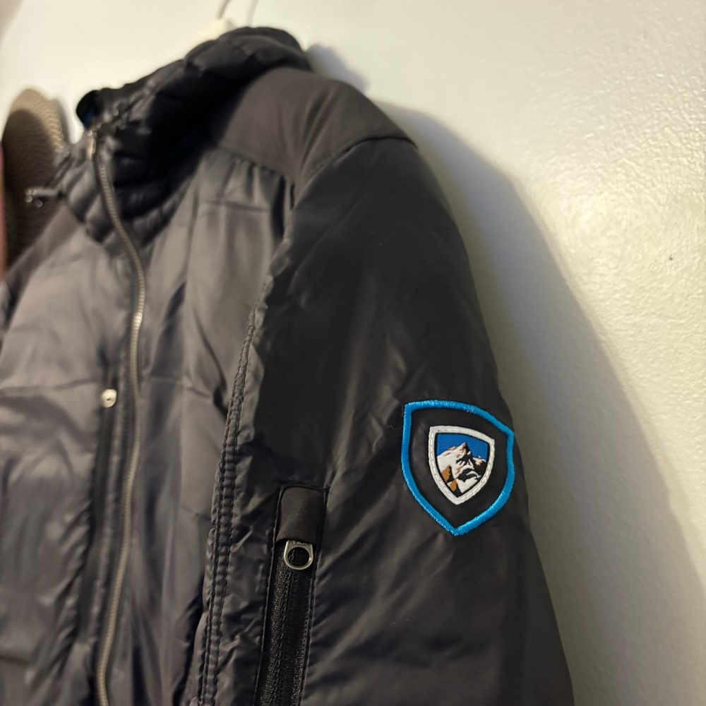 Kuhl Spyfire Hoody Puffer Jacket Goosed Down Men’s Black Size XL Gorpcore Active - Picture 6 of 16